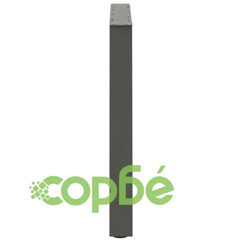 V-образни крака за трапезна маса от стомана - 3 бр., Антрацит, 80x(72-73,3) см ➤ топ цена ➤ sorbe.bg