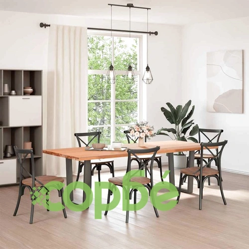 V-образни крака за трапезна маса, 2 бр., Антрацит, 60x(72-73,3) см, Стомана ➤ топ цена ➤ sorbe.bg