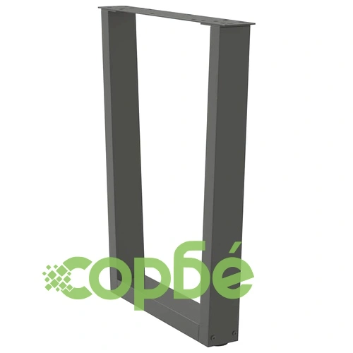 V-образни крака за трапезна маса, 2 бр., Антрацит, 60x(72-73,3) см, Стомана ➤ топ цена ➤ sorbe.bg