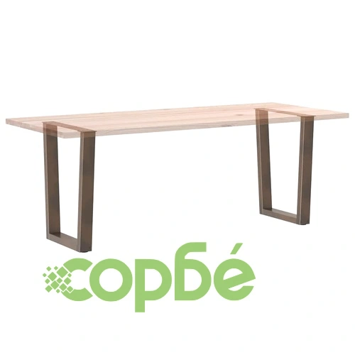 Крака за трапезна маса V-образна форма 2 бр. стомана 70x(72-73,3) см ➤ топ цена ➤ sorbe.bg