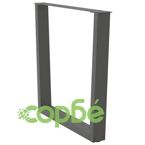 Крака за трапезна маса V-образна форма, 2 бр., Антрацит, 80x(72-73,3) см, Стомана ➤ топ цена ➤ sorbe.bg