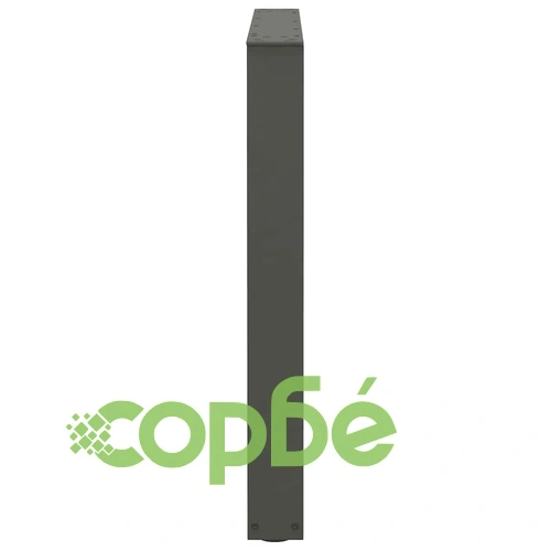 Крака за трапезна маса V-образна форма, 2 бр., Антрацит, 80x(72-73,3) см, Стомана ➤ топ цена ➤ sorbe.bg