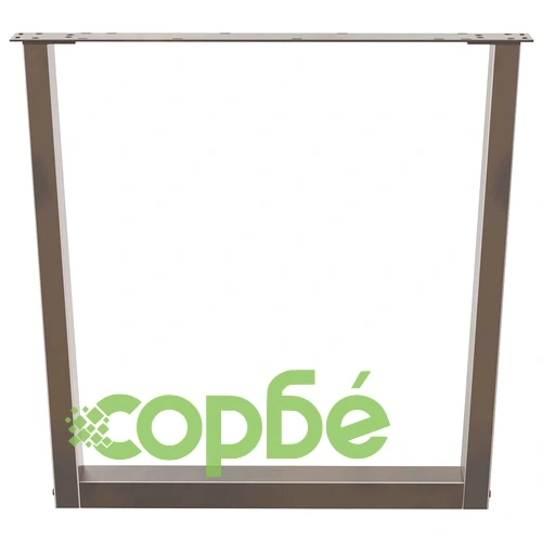 V-образни крака за трапезна маса от стомана - комплект от 3 броя, 90x(72-73,3) см ➤ топ цена ➤ sorbe.bg