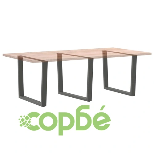 Крака за трапезна маса V-образна форма 3 бр. Антрацит 100x(72-73,3) см Стомана ➤ топ цена ➤ sorbe.bg