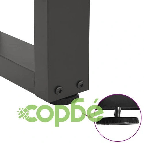 Крака за трапезна маса V-образна форма 3 бр. Антрацит 100x(72-73,3) см Стомана ➤ топ цена ➤ sorbe.bg