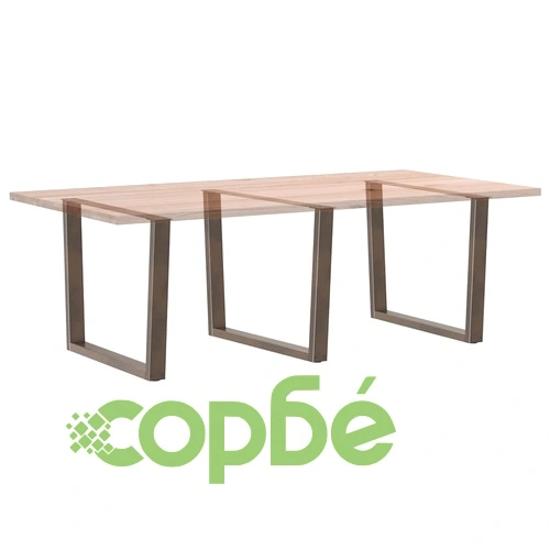 Крака за трапезна маса V-образна форма 3 бр. от Стомана 100x(72-73,3) см ➤ топ цена ➤ sorbe.bg