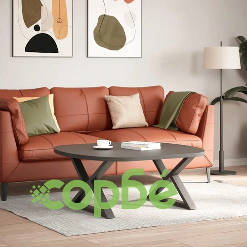 Метални крака за масичка за кафе, 2 бр., антрацит, 70x(42-43,3) см, стомана ➤ топ цена ➤ sorbe.bg