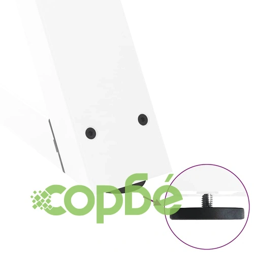 Метални Крака за Трапезна Маса 2 бр. - Бели, 50x(72-73,3) cm, Стоманени с Регулируема Височина ➤ топ цена ➤ sorbe.bg