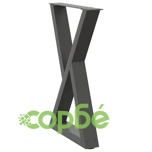 Крака за маса 2 броя от стомана, антрацит, 50x(72-73,3) см, регулируеми ➤ топ цена ➤ sorbe.bg