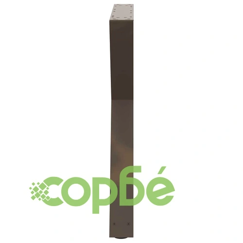 Крака за трапезна маса от стомана - 2 бр., естествен цвят, 70x(72-73,3) см ➤ топ цена ➤ sorbe.bg