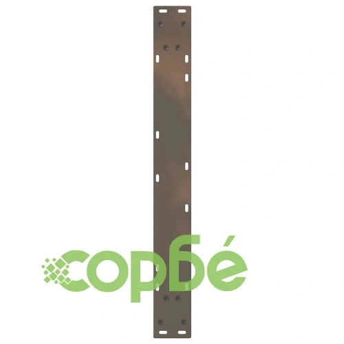 Крака за трапезна маса от стомана - 2 бр., естествен цвят, 70x(72-73,3) см ➤ топ цена ➤ sorbe.bg