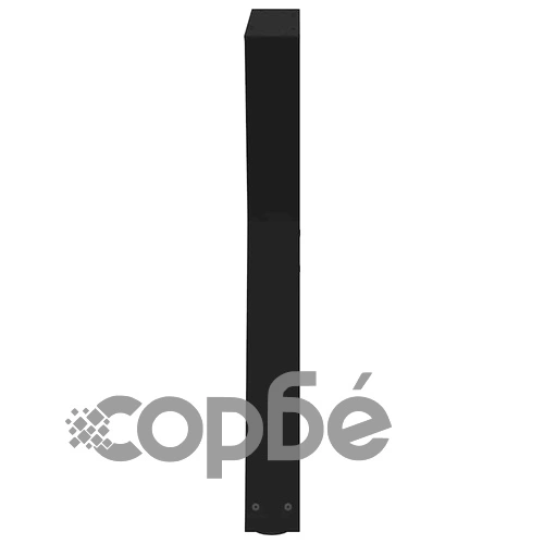 Метални крака за маса за хранене, 2 бр., черни, 80x(72-73,3) см, стоманени с регулируема височина ➤ топ цена ➤ sorbe.bg