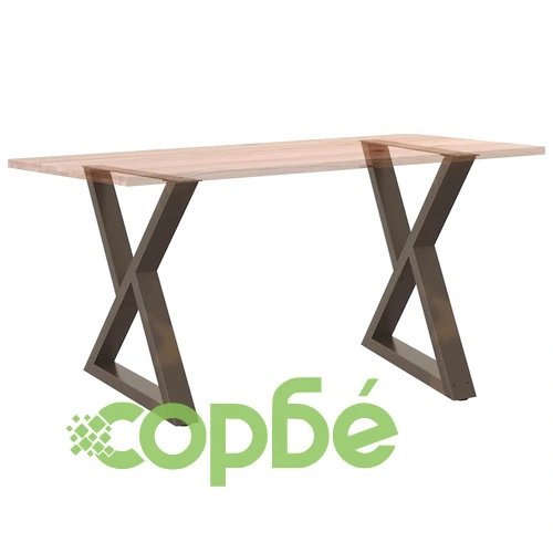 Крака за трапезна маса от стомана - 2 бр., 80x(72-73,3) см, с регулируема височина ➤ топ цена ➤ sorbe.bg