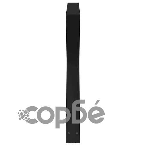 Крака за маса за хранене 2 бр. черни 90x(72-73,3) cm стоманени регулируеми ➤ топ цена ➤ sorbe.bg