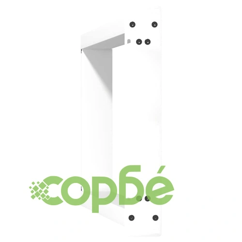 Крака за трапезна маса U-образна форма 2 бр. бели 60x(72-73) см стоманени ➤ топ цена ➤ sorbe.bg