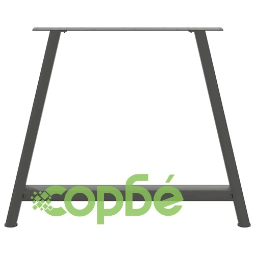 А-образни крака за холна маса, 2 броя, антрацит, 100x(72-73)см, стомана ➤ топ цена ➤ sorbe.bg