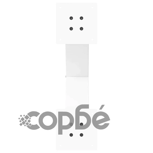 Метални крака за масичка за кафе X-форма 2 бр. бели 50x(42-43) см стомана ➤ топ цена ➤ sorbe.bg