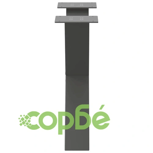 Крака за масичка за кафе X-образни 2 бр. Антрацит 60x(42-43) см Стомана ➤ топ цена ➤ sorbe.bg