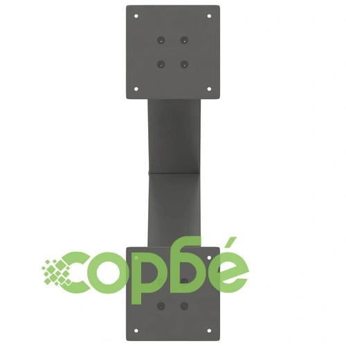 Крака за масичка за кафе X-образни 2 бр. Антрацит 60x(42-43) см Стомана ➤ топ цена ➤ sorbe.bg