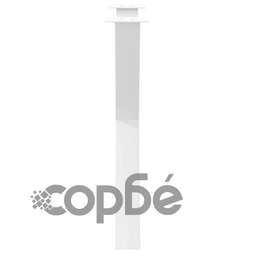 Крака за маса, X-образни, 3 броя, бяла стомана, 70x(72-73) см ➤ топ цена ➤ sorbe.bg