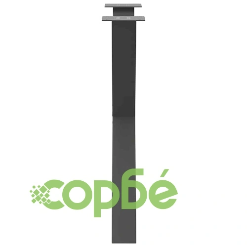 X-образни крака за трапезна маса, 3 бр., 70x(72-73) см, стомана, антрацит ➤ топ цена ➤ sorbe.bg