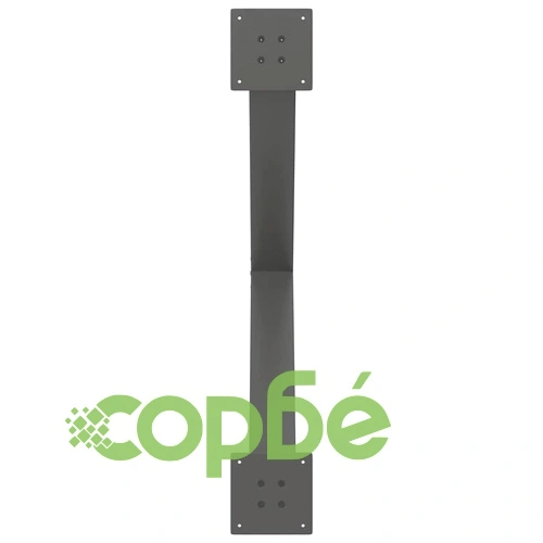 Х-образни крака за трапезна маса, 3 бр., стомана, антрацит, 90x(72-73) см ➤ топ цена ➤ sorbe.bg