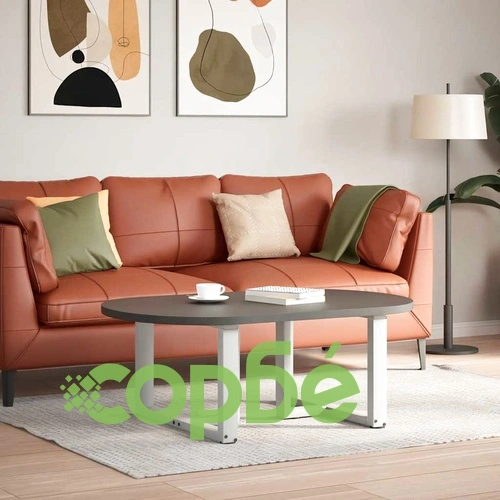 Крака за масичка за кафе тип Тройка 2 бр., бели, 70x25x(42-43) см, стомана ➤ топ цена ➤ sorbe.bg