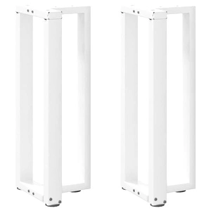 Конзолна маса с 2 броя Т-образни крака от стомана, черни, 25x28x(72-73)см