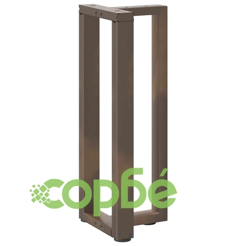 Крака за конзолна маса Т-образни 2 бр. стомана 25x28x(72-73) см ➤ топ цена ➤ sorbe.bg