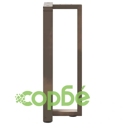 Крака за конзолна маса Т-образни 2 бр. стомана 25x28x(72-73) см ➤ топ цена ➤ sorbe.bg