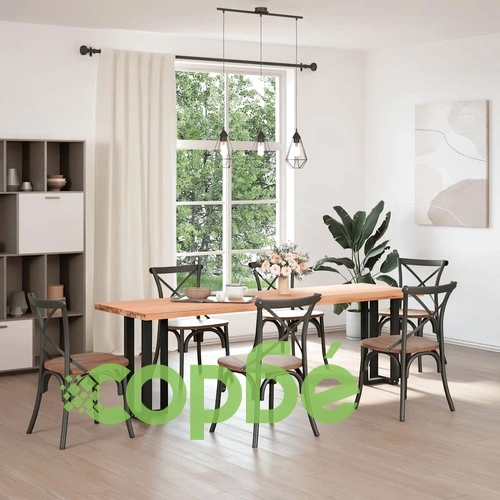 Т-образни крака за конзолна маса, 2 броя, черни, 38x25x(72-73)см, стомана ➤ топ цена ➤ sorbe.bg