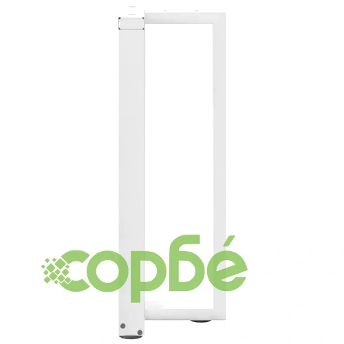 Конзолни крака за маса Т-образна форма 2 бр. Бели 38x25x(72-73) см Стомана ➤ топ цена ➤ sorbe.bg