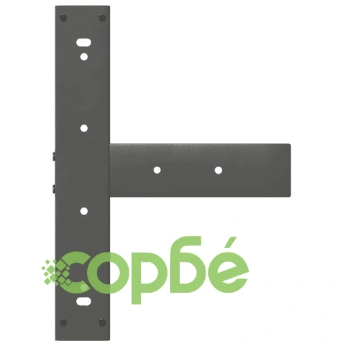 Метални крака за трапезна маса Т-образна форма 2 бр Антрацит 60x35x(72-73) см Стомана ➤ топ цена ➤ sorbe.bg