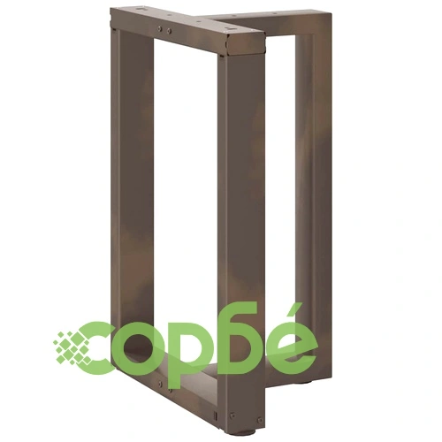 Т-образни крака за маса за хранене - 2 бр., стомана, 60x35x(72-73) см ➤ топ цена ➤ sorbe.bg