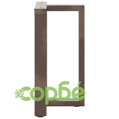 Т-образни крака за маса за хранене - 2 бр., стомана, 60x35x(72-73) см ➤ топ цена ➤ sorbe.bg