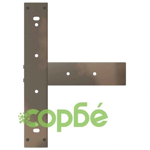 Т-образни крака за маса за хранене - 2 бр., стомана, 60x35x(72-73) см ➤ топ цена ➤ sorbe.bg