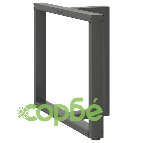 Крака за трапезна маса Т-образни 2 бр Антрацит 70x35x(72-73) см Стомана ➤ топ цена ➤ sorbe.bg