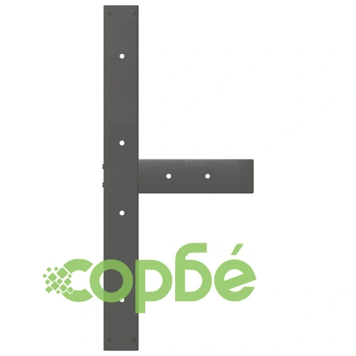 Крака за трапезна маса Т-образни 2 бр Антрацит 70x35x(72-73) см Стомана ➤ топ цена ➤ sorbe.bg