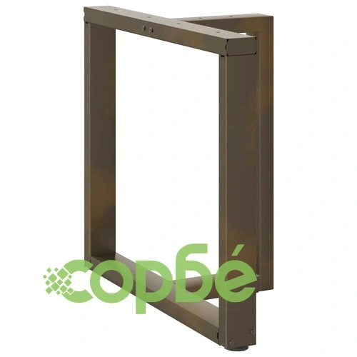 Т-образни крака за маса от стомана - комплект 2 бр, 80x35x(72-73) см ➤ топ цена ➤ sorbe.bg