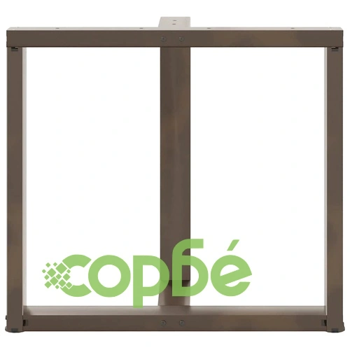 Т-образни крака за маса от стомана - комплект 2 бр, 80x35x(72-73) см ➤ топ цена ➤ sorbe.bg