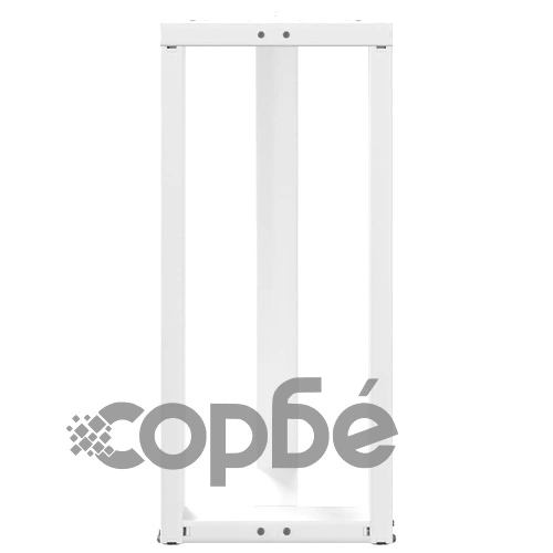 Крака за бар маса Т-образни 2 бр. бели 40x35x(90-91) см стомана ➤ топ цена ➤ sorbe.bg