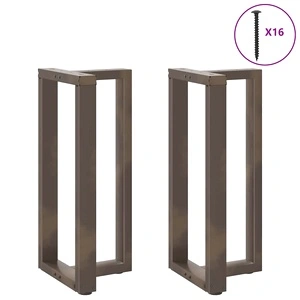 Т-образни Крака за Бар Маса - 2 бр. от Прахово Боядисана Стомана, 40x35x(90-91) см