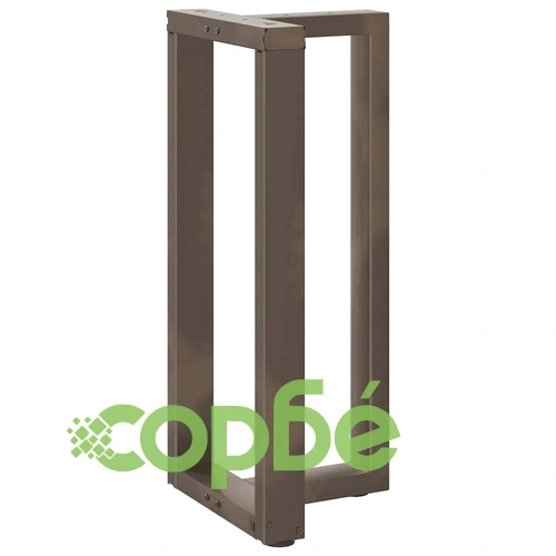 Т-образни Крака за Бар Маса - 2 бр. от Прахово Боядисана Стомана, 40x35x(90-91) см ➤ топ цена ➤ sorbe.bg