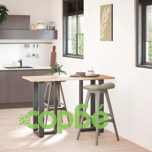 Крака за бар маса Т-образни 2 бр Антрацит 50x35x(90-91) см Стомана ➤ топ цена ➤ sorbe.bg