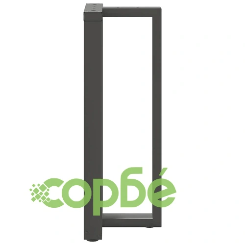 Крака за бар маса Т-образни 2 бр. Антрацит 40x35x(100-101) см Стомана ➤ топ цена ➤ sorbe.bg