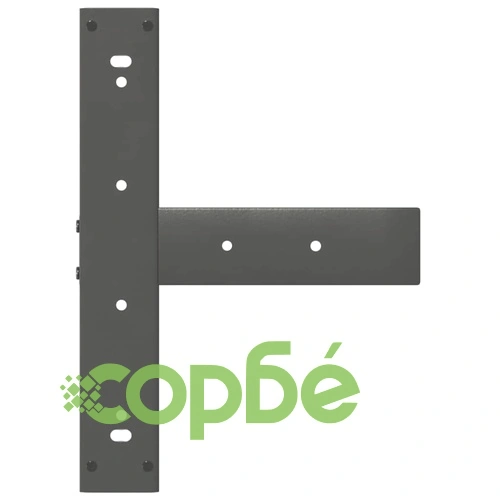 Крака за бар маса Т-образни 2 бр. Антрацит 40x35x(100-101) см Стомана ➤ топ цена ➤ sorbe.bg