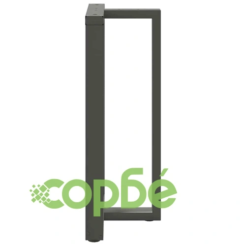 Крака за бар маса с Т-образна форма 2 бр Антрацит 60x35x(100-101) см Стомана ➤ топ цена ➤ sorbe.bg