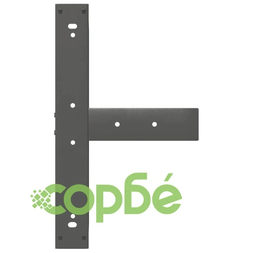 Крака за бар маса с Т-образна форма 2 бр Антрацит 60x35x(100-101) см Стомана ➤ топ цена ➤ sorbe.bg