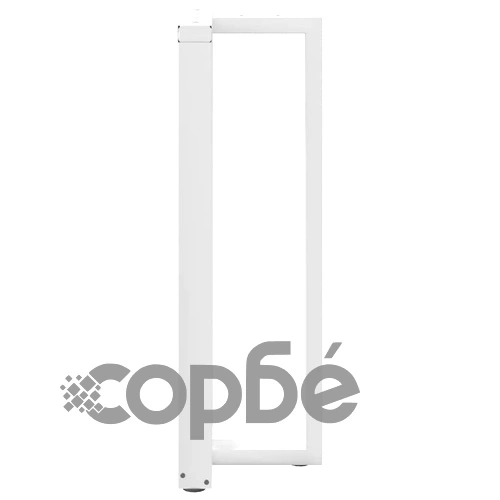 Крака за бар маса T-образни 2 бр. бели 40x35x(110-111) см стомана ➤ топ цена ➤ sorbe.bg