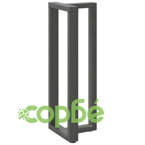 Крака за бар маса Т-образни 2 бр. Антрацит 40x35x(110-111) см Стомана ➤ топ цена ➤ sorbe.bg